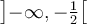 \left]{-\infty,-\frac{1}{2}}\right[