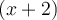 (x+2)