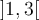 \left]{1,3}\right[