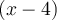 \left({x-4}\right)