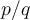 p/q